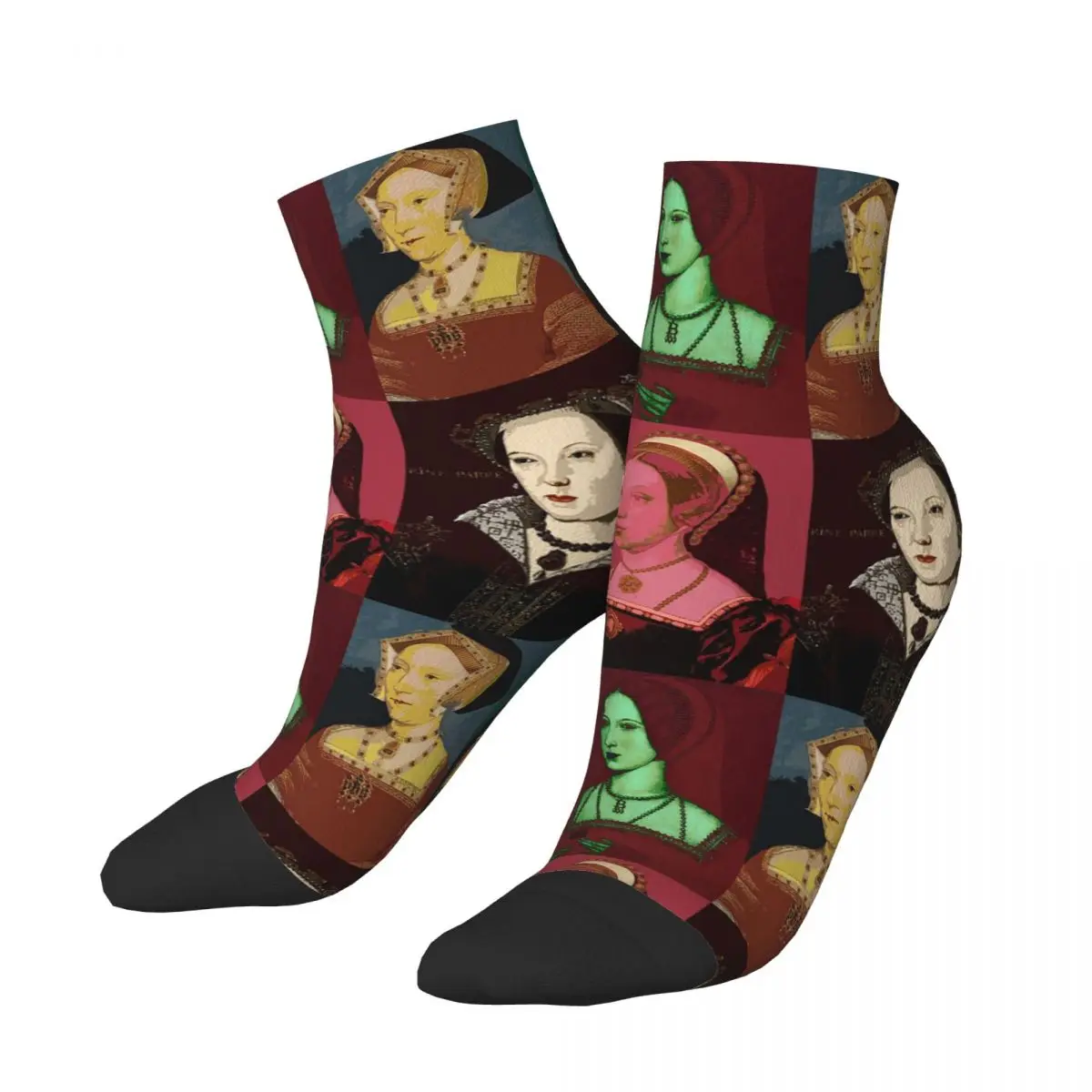 Six Wives Of Henry VIII Socks Harajuku Super Soft Stockings All Season Socks Accessories for Unisex Christmas Gifts