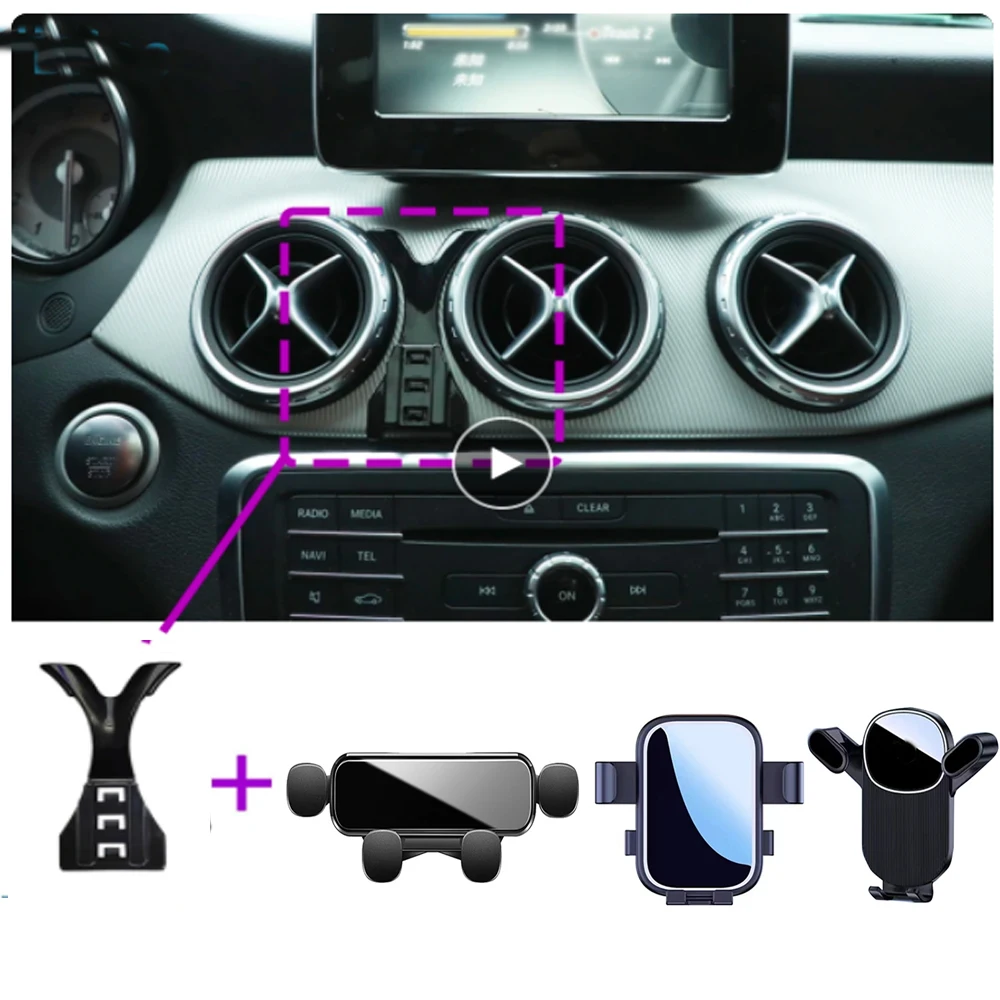 

Car Phone Holder For Mercedes Benz B Class W246 2011-2019 Fixed Bracket Base Special Car Phone navigation Mounts Accessories