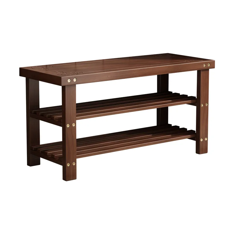 Shoe rack integrated shoe change stool can be sat at the door of the home, simple  rental room for home storage shoe stool