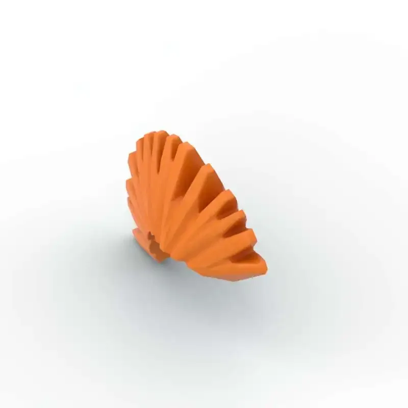 MOC 10PCS 93563 펑크 록 헤어 스타일 벽돌 모호크 헤어 빌딩 블록 부품 키트 입자 DIY 장난감 어린이를위한 생일 선물