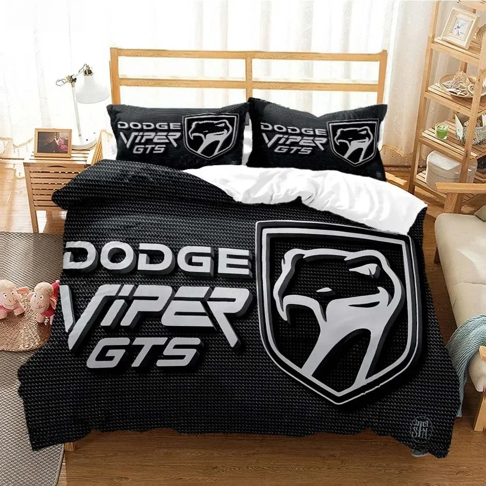 

Fashion D-Dodge-Ram-Car All Season Duvet Cover Comforter Bedding sets Soft Quilt Cover and Pillowcases Single_Double_Queen_King