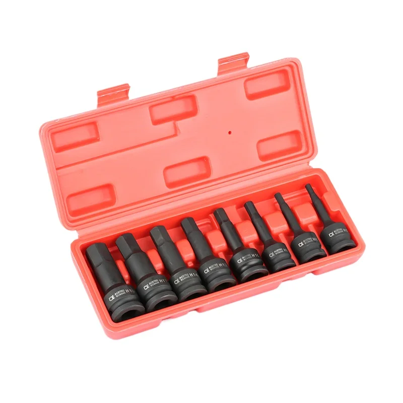 תותח אוויר ברגים פנאומטי להגדיר ראש שרוול משושה פנימי 1/2 ברגים חשמליים