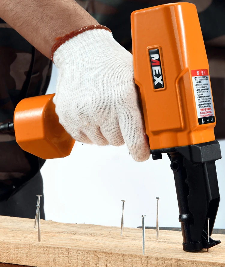 Hot Selling Household Handheld Strong Concrete Wall Framing Metal Plate Powder Actuated Fastening Systems Mute Nail Gun