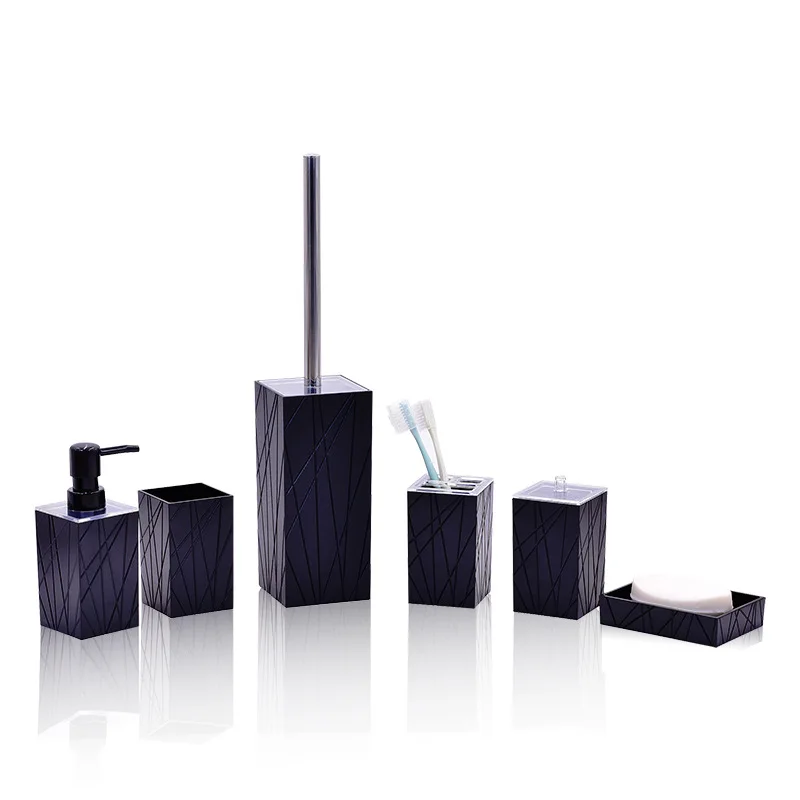 6 Piece Bathroom Accessory Set for Home