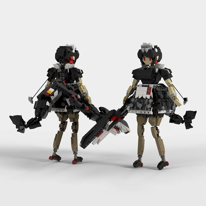 869 Stück MOC ELLEN JOE Zenless Zone Zero Modellbauspielzeug Blöcke Konstruktion DIY Weihnachtsgeschenke Kreative Idee Kindergeburtstag