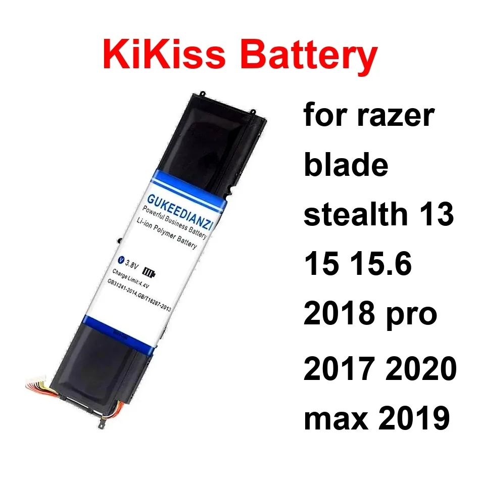 

RC30-0248 RC30-0238 RC30-0328 RC30-0281 For Razer Blade Stealth 13 15 15.6 2018 Pro 2017 2020 Max 2019 Battery 5800-11500Mah
