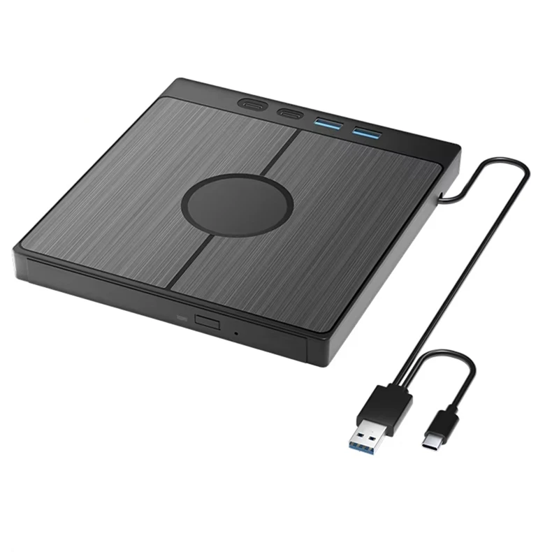 7-In-1 External Blue Ray Optical Drive Portable Bluray Player CD DVD Recorder Burner Reader For PC Laptop Windows