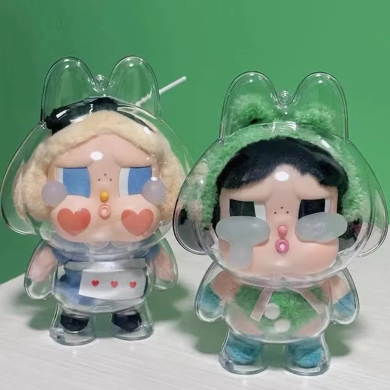 Voor Crybaby-serie Huilende baby beschermhoes Volledig helder acryl beschermhoes Wandelen Pluche tas Popaccessoire