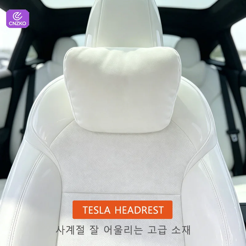 Akcesoria do wnętrza Tesla Model Y L Juniper Model 3 X S Cybertruck Roadster Highland 2026: Poduszka pod głowę, poduszka lędźwiowa, poduszka samochodowa.