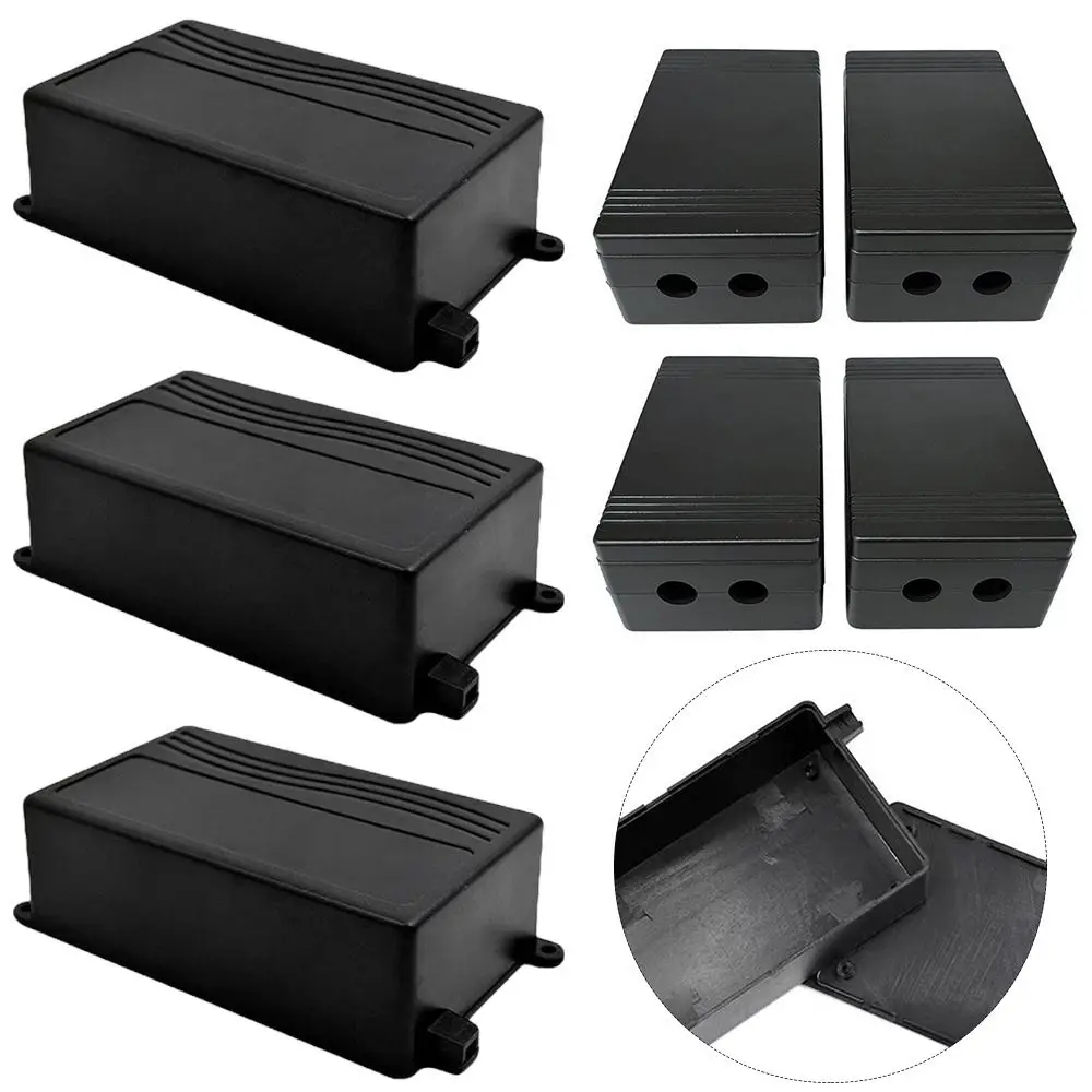 

ABS пластик DIY корпус инструмент электронный проект коробка черная печатная плата коробка водонепроницаемый 9 стилей блок питания