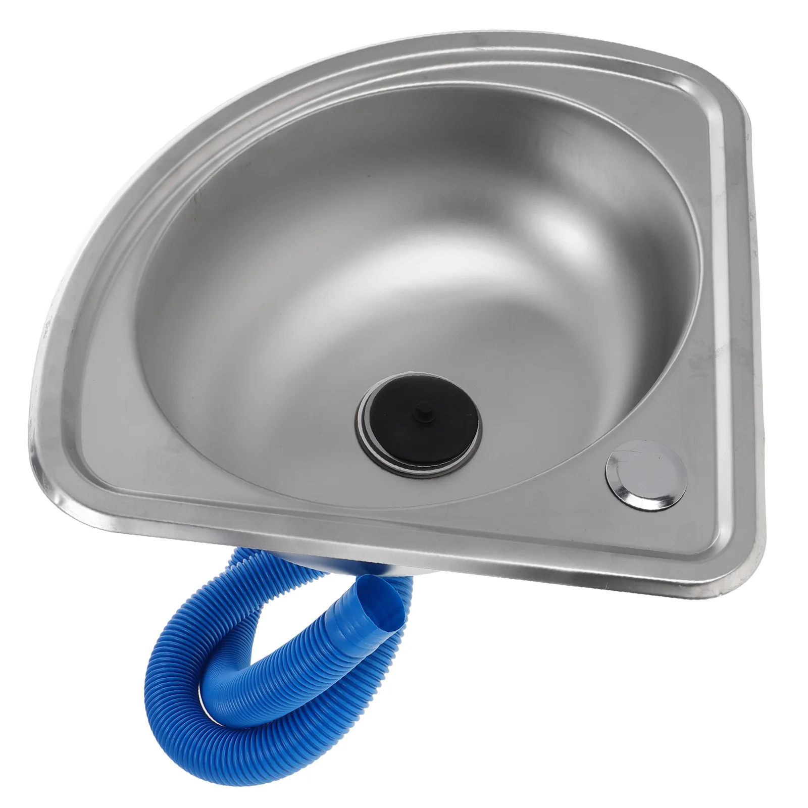 1 ชุดอ่างล้างจานสแตนเลส Motorhome ล้างจานอ่างล้างจาน Camper ชามเดี่ยวสแตนเลสเคาน์เตอร์ห้องน้ําอ่างล้างหน้าสแตนเลส