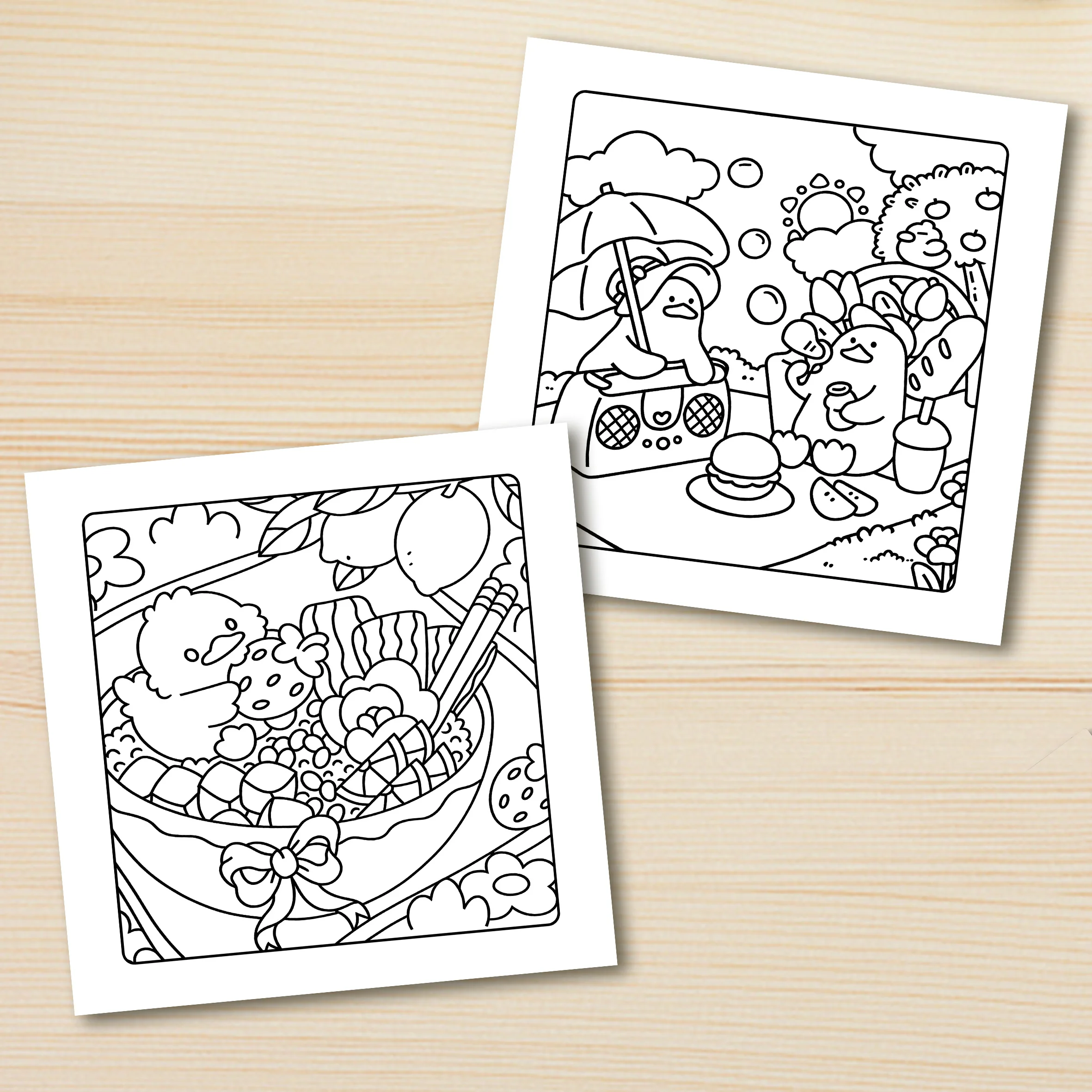 CUTE Bold-easy Patterns Coloring Book for Adults Cute Drawing Book Perfect Gift for Party and Birthday