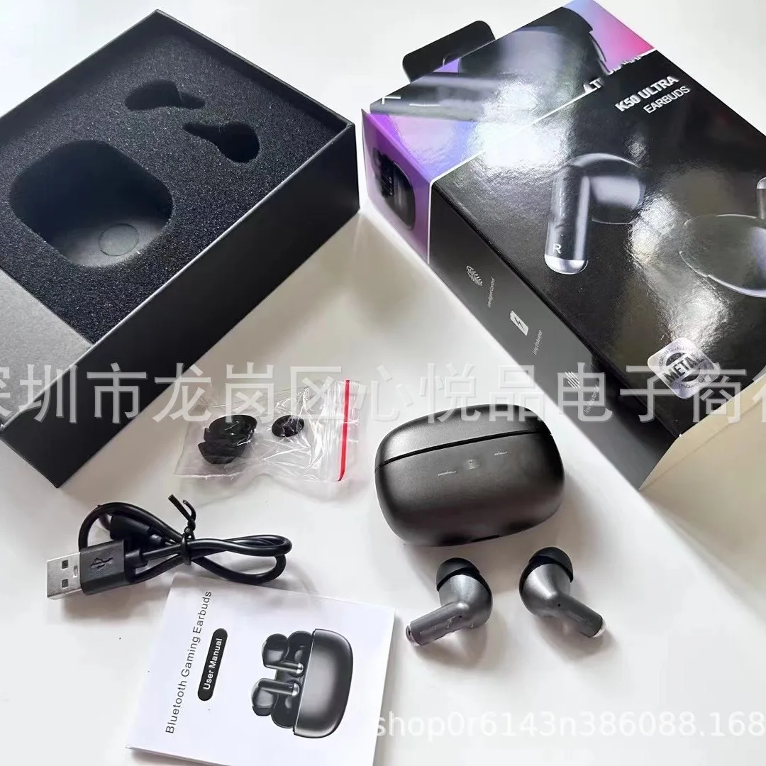 

2025 New K50 Zinc Alloy Chamber High Quality In Ear Sports Bluetooth Earphones with Heavy Bass Quality