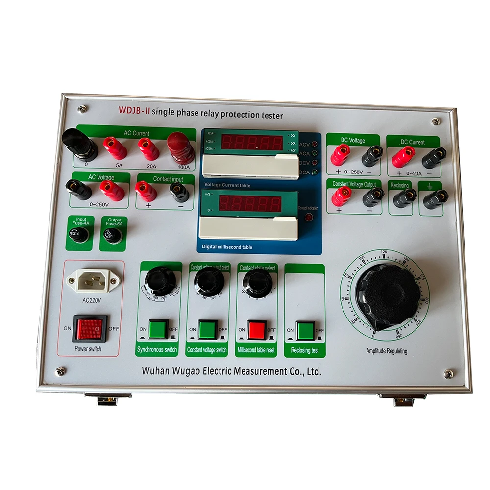 

WDJB-II Single Phase Test Set / sing phase Relay Protection Tester best seller china factory supply