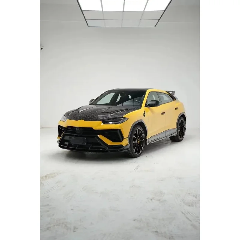 URUS Carbon-Karosserie-Kit URUS Verbesserte Top-Carbonfaser Frontlippe Diffusor Spoiler Abdeckung