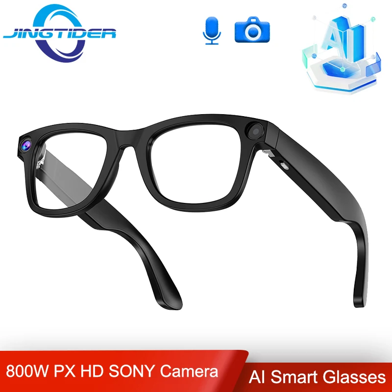 

G300 AI Smart Camera Glasses 8MP HD Camera 1080p 30fps Smart Video Glasses AI Real Time Translation Voice Assistant Chat BT Call