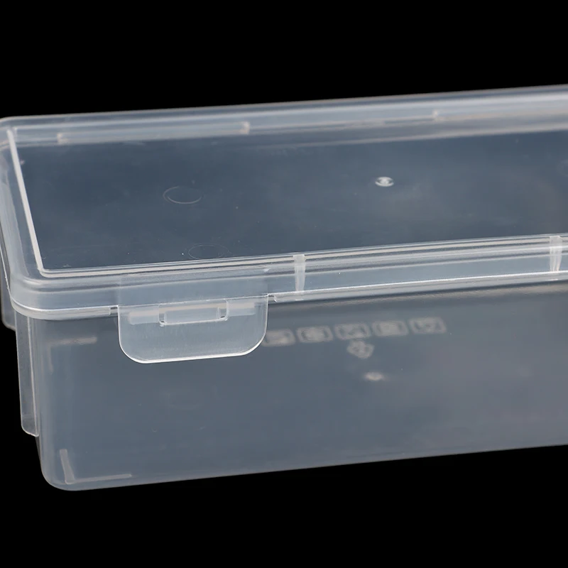 1Pc Pencil Case Box PP Transprant Pen Box Multifunction Large Capacity Stationery Pen Case Stackable Office Supplies