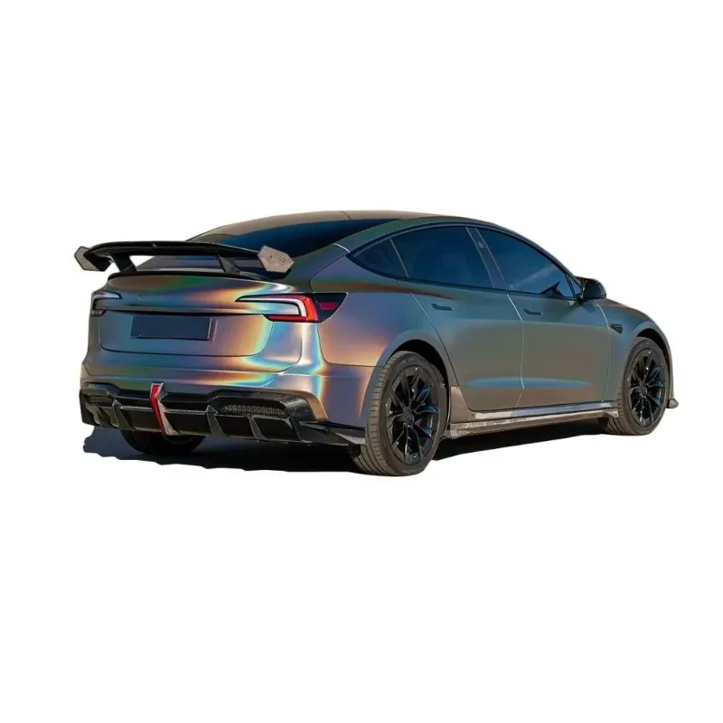 Auto Tuning Parts for 3 Highland 2024+ Body Kit with Front Bumper Rear Bumper Side Skirts Hood Bonnet xgz