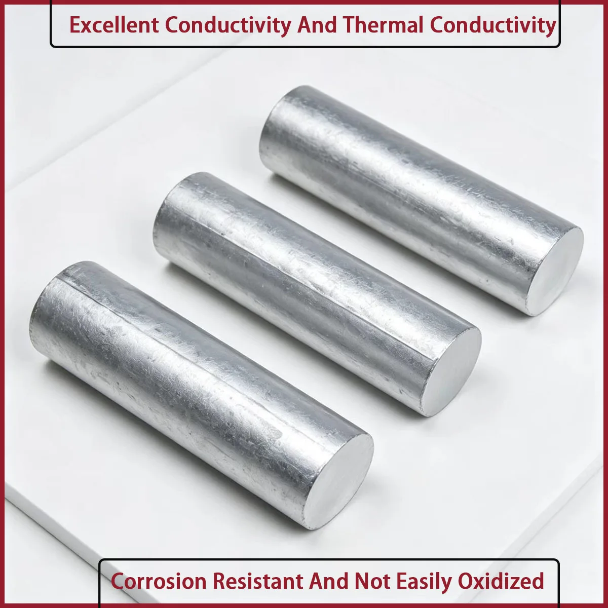 High purity zinc solid round rod with a diameter of 2mm-120mm is used for metallurgical melting