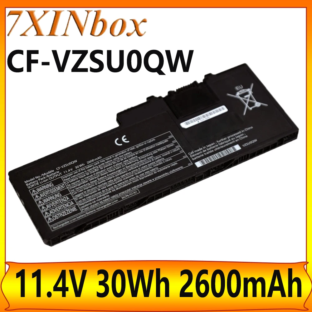 

7XINbox 30Wh CF-VZSU0QW 11.4V 2600mAh battery For Panasonic ToughBook CF-20 Toughpad FZ-A2 CF-VZSU0QR CF-VZSU0QK CF-VZSU0QJS