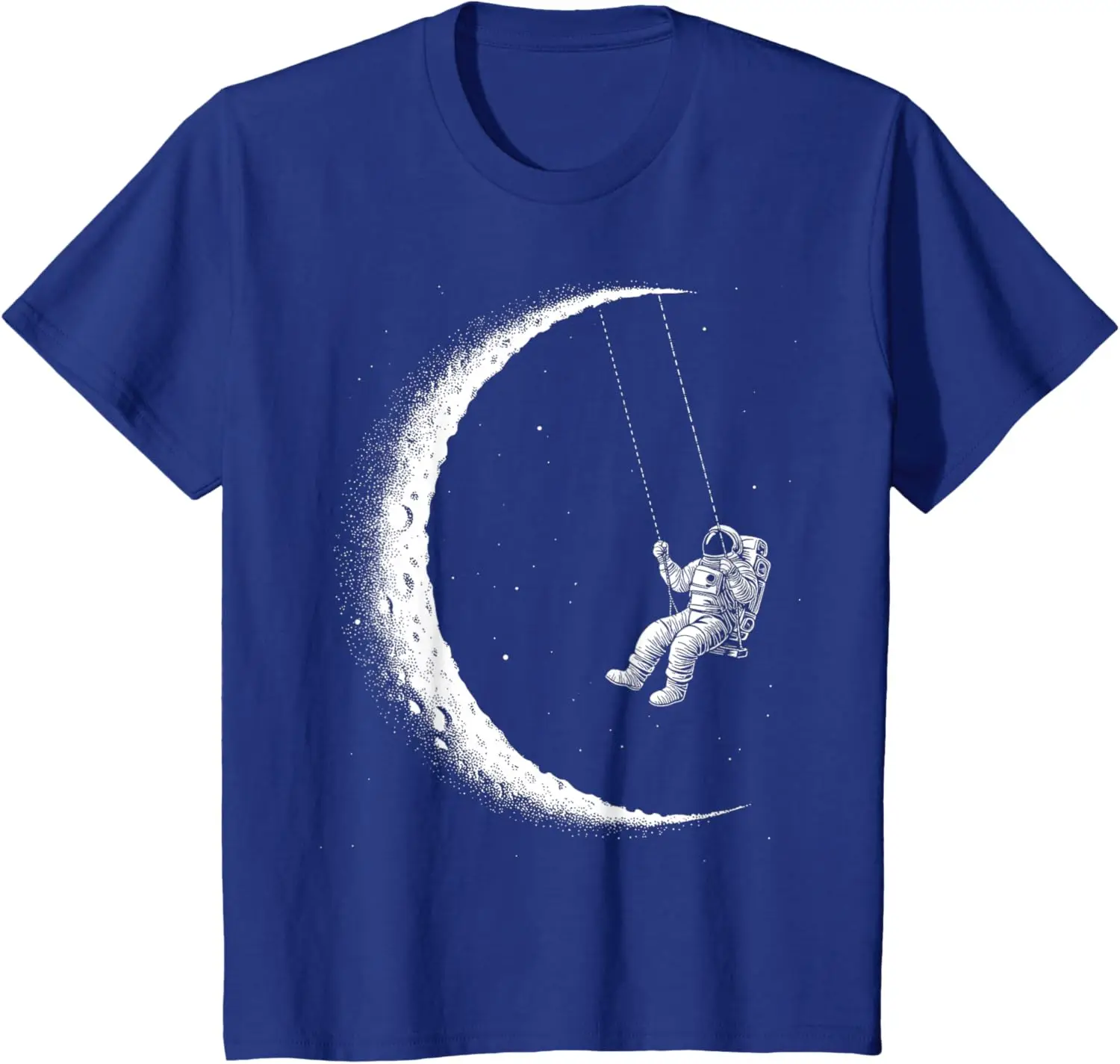 Camiseta informal de algodón con estampado de astronauta, luna, estrellas, espacio exterior, galaxia, astronomía, para niños, Camisas Streetwear
