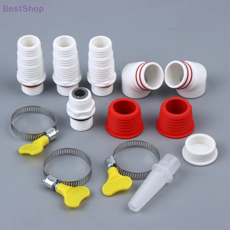 Washing Machine Drain A Three-Way Drain Distributor, A Dryer, A Drainage Pipe, A Three-Way Anti-Backflow Check Valve Connection