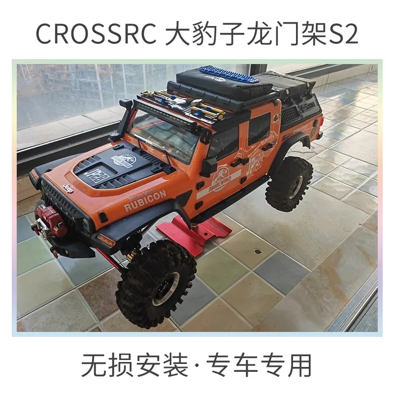 CROSSRC EMOX4 1:8RC support de toit sur chenilles S2 Installation Non destructive sac de tente accessoires de Simulation extérieure pièces de Modification