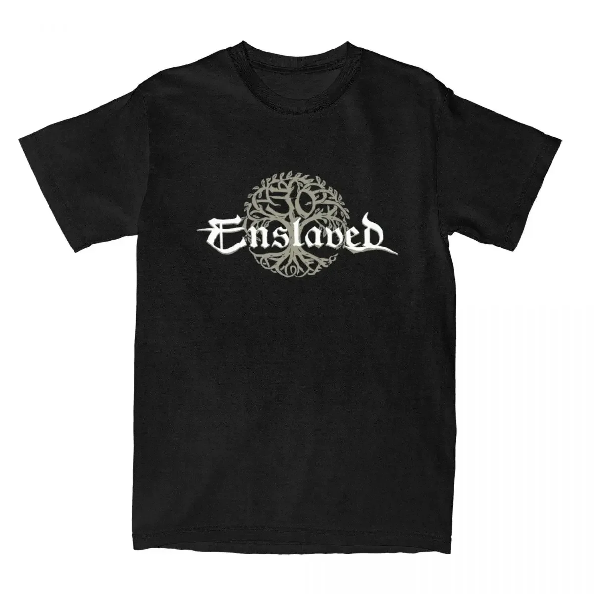 Heavy Metal Enslaved Band Music Shirt Accessories Men Women Cotton Amazing T-shirt Short Sleeve Clothes Graphic Printing