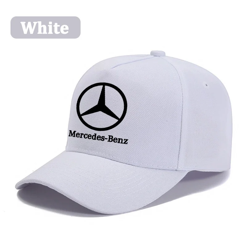 Car Duck Tongue Cap For Mercedes benz 3D Hat Car MOTO GP Racing F1 Baseball Cap Hat Adjustable Casual Trucket Hat hip hop view 3