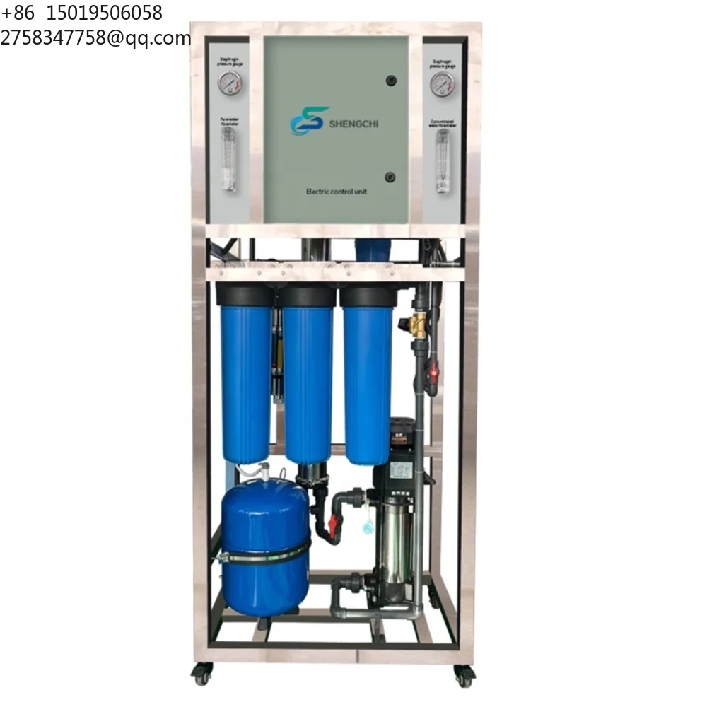 250LPH-10000LPH Reverse Osmosis RO Water Treatment Machine Good Price Plant Pump Membrane PLC 220V / Water Purification Plant