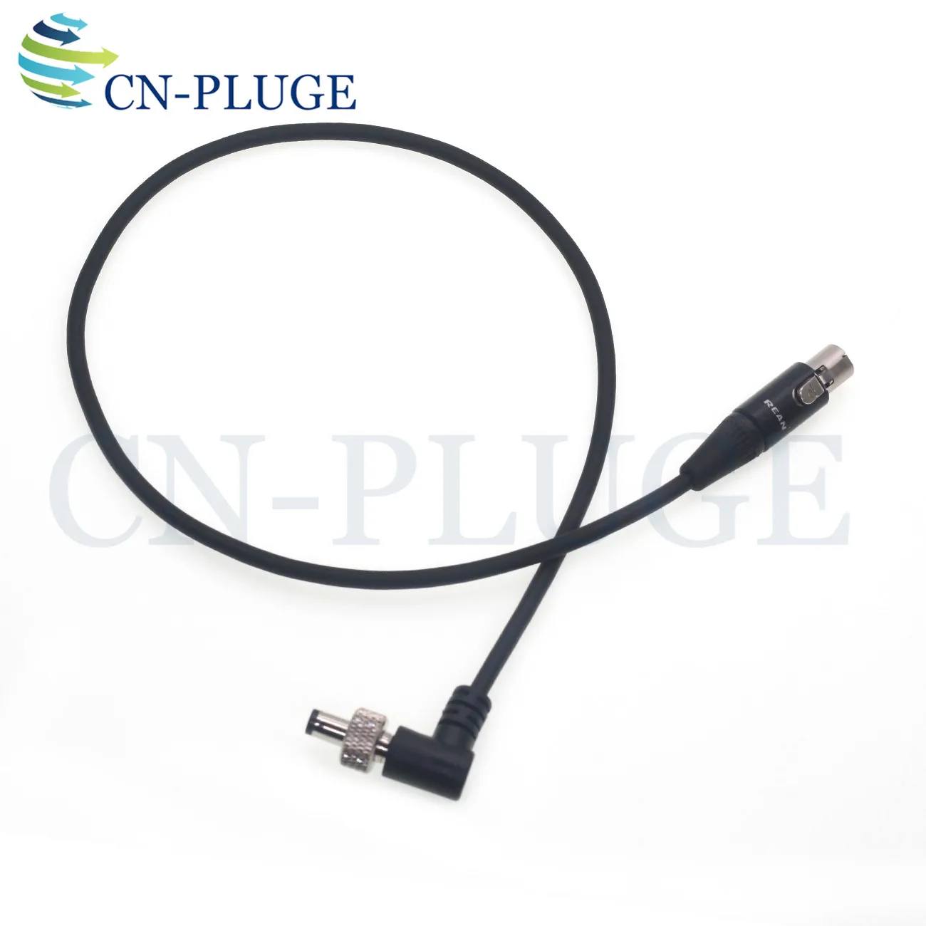 TA4F Mini XLR 4 Pin Female Plug to DC 5.5*2.5 Thread Lock for Sound Devices 833 / Scorpio Power Cord