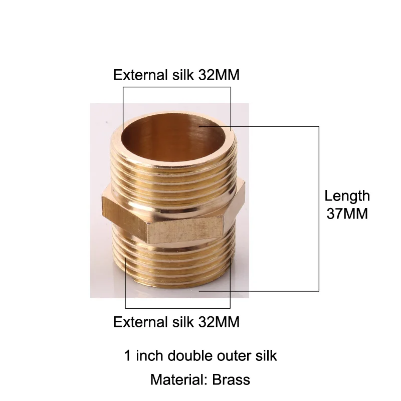 Conector de rosca macho de cobre, adaptador acoplador de manguera, tubo de extensión de manguera de ducha, extensor de manguera Universal, accesorios de baño