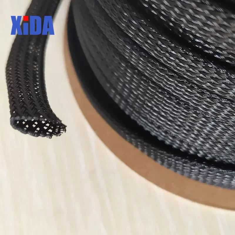 5/10M Black PET Wire Insulated Braid Sleeving 2/4/6/8/10/12/15/20/25mm Tight Cable Protection Expandable Cable Sleeve Wire Gland - view 6