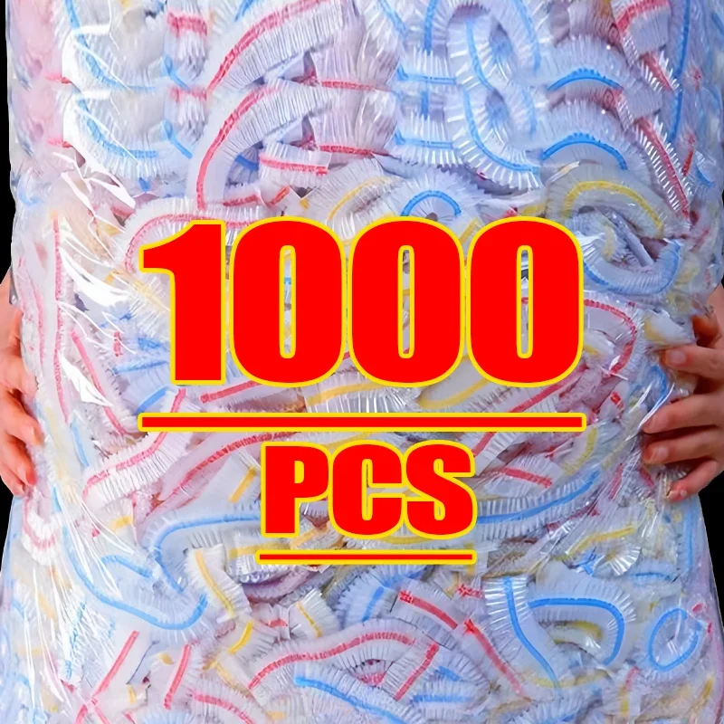 100-1000pcs Colorful Disposable Food Cover Saran Wrap Bowel Cover Food Grade Fresh-keeping Bag Kitchen Packaging Storage Bags