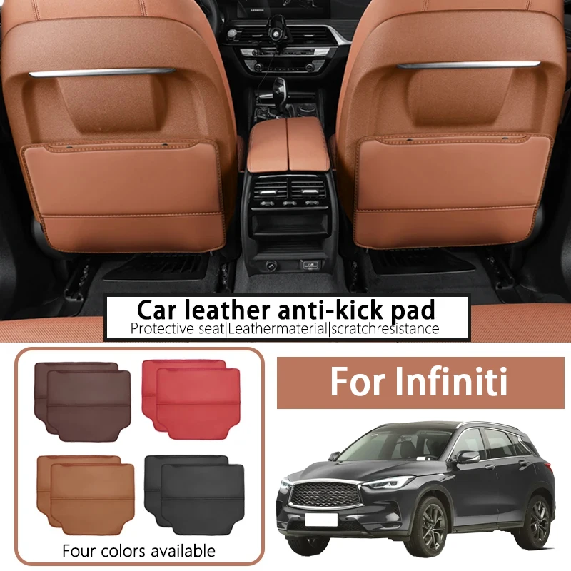 

It is suitable for Infiniti Q50L seat anti-kick mat QX50/QX60Q70/Q50/QX30 rear protective mat modification decoration
