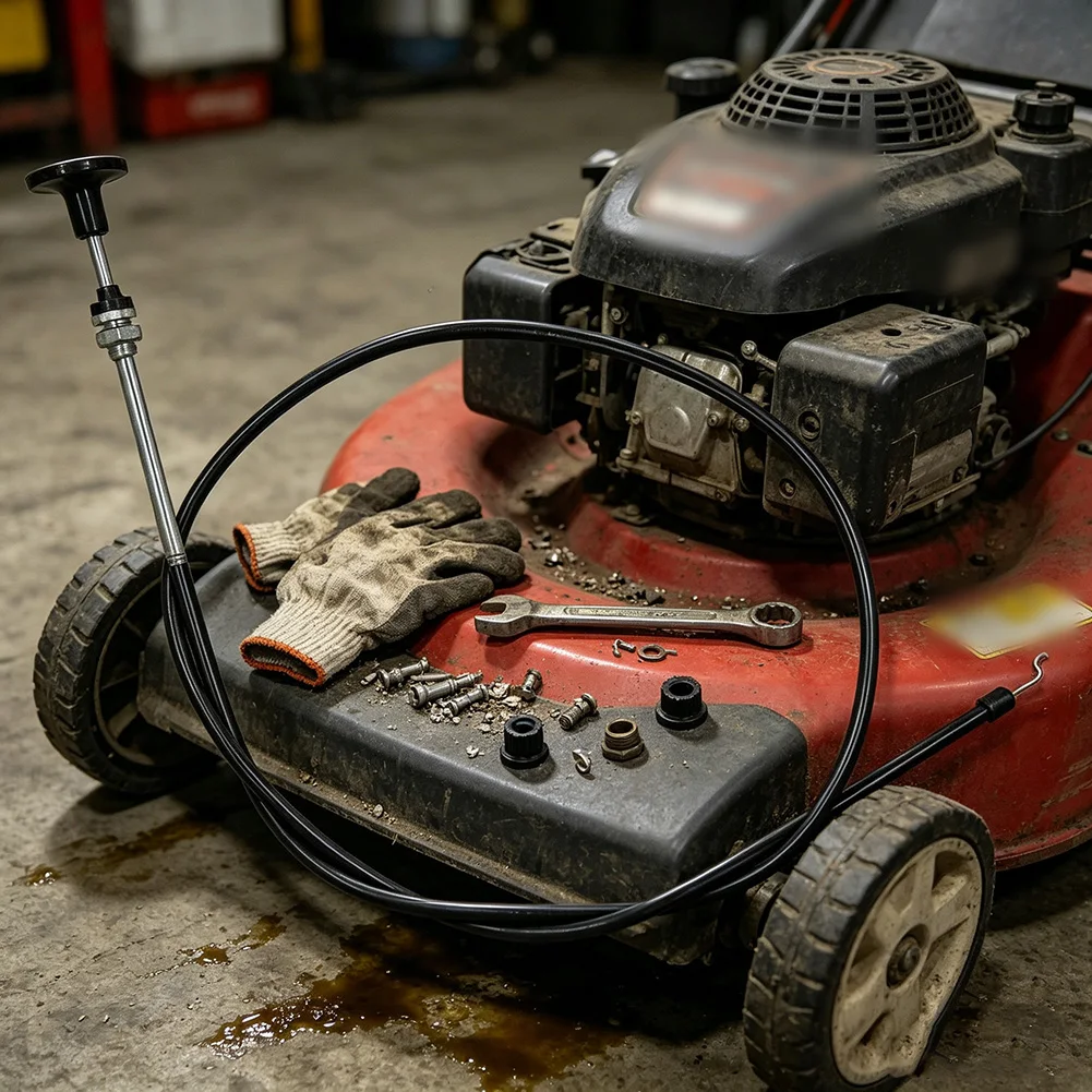 For Lawn Care Choke Cable Steering Wire Choke Cable For Zero-turn Mowers Choke Cable As Picture High Strength Steel Wire
