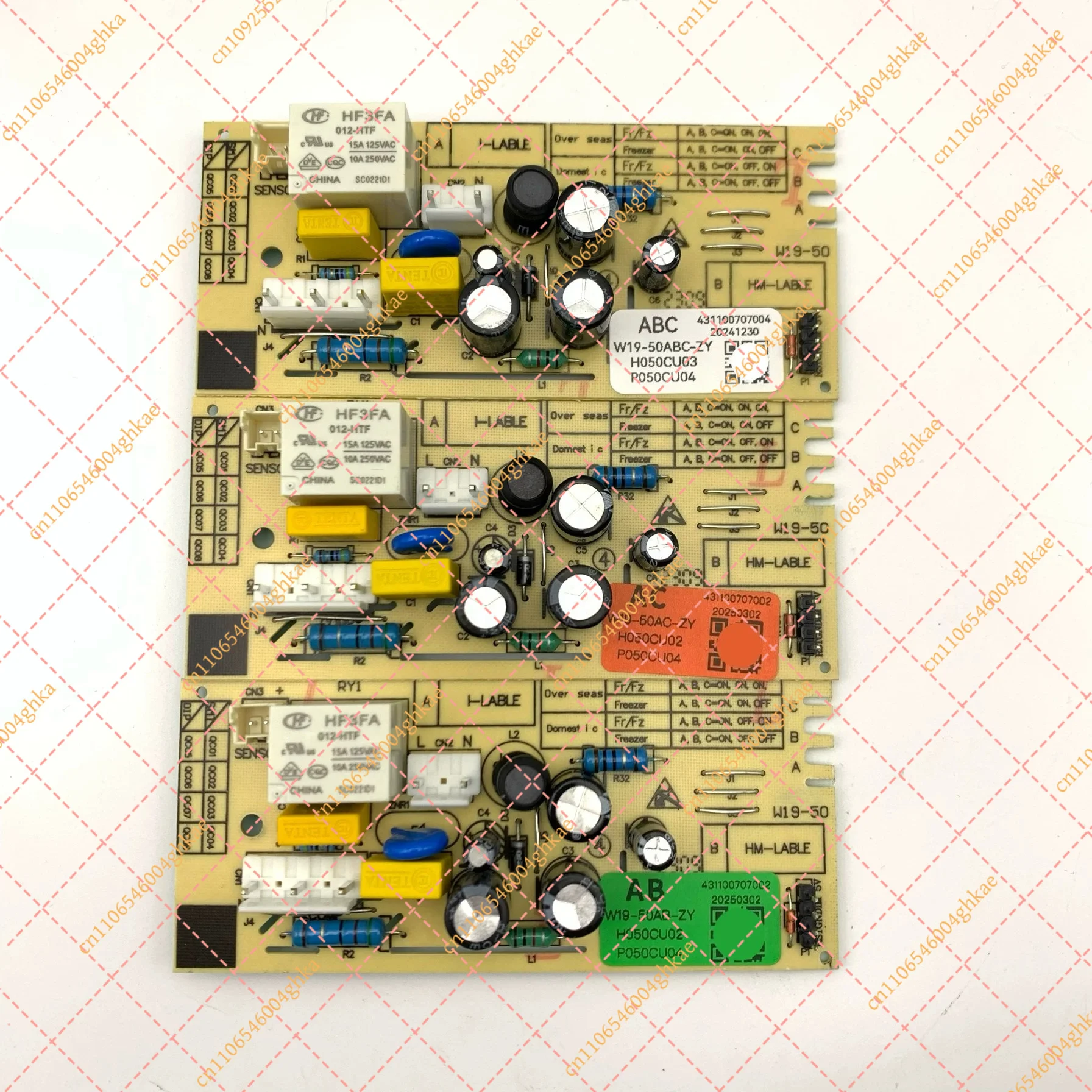 W19-50AC Refrigerator & Freezer Main Control Board, Replacement Power Board for Commercial Chest Freezers