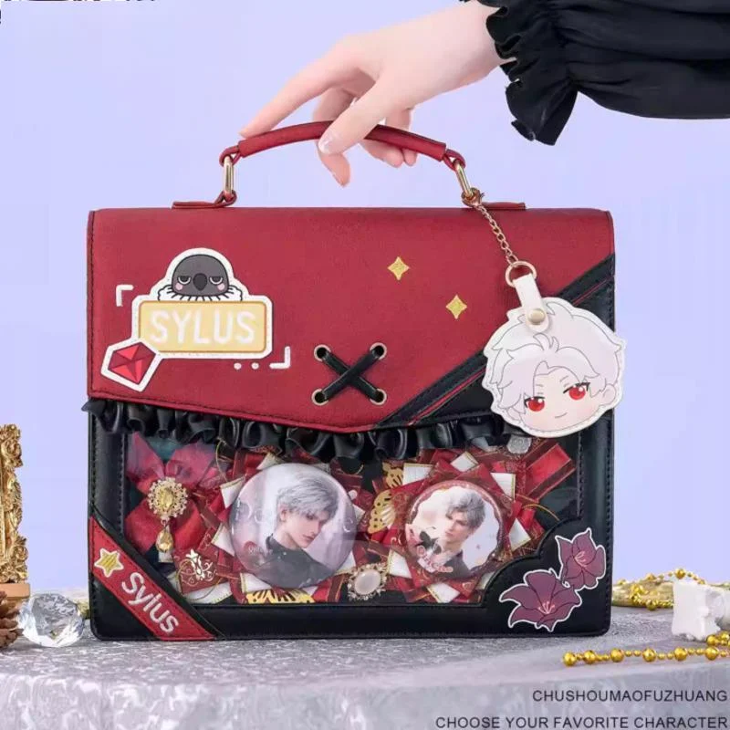 Love And Deepspace Ita Bag Backpacks Leather Shoulder Bag Badge, Display Handbag Commuter Tote Cosplay, Birthday Gift For Girls