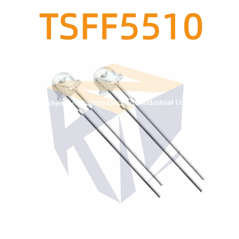 10pcs TSFF5510 870nm TSFF551 TSFF55  DIP-2 High speed infrared emitting tube 5MM wavelength 870nm infrared diode original
