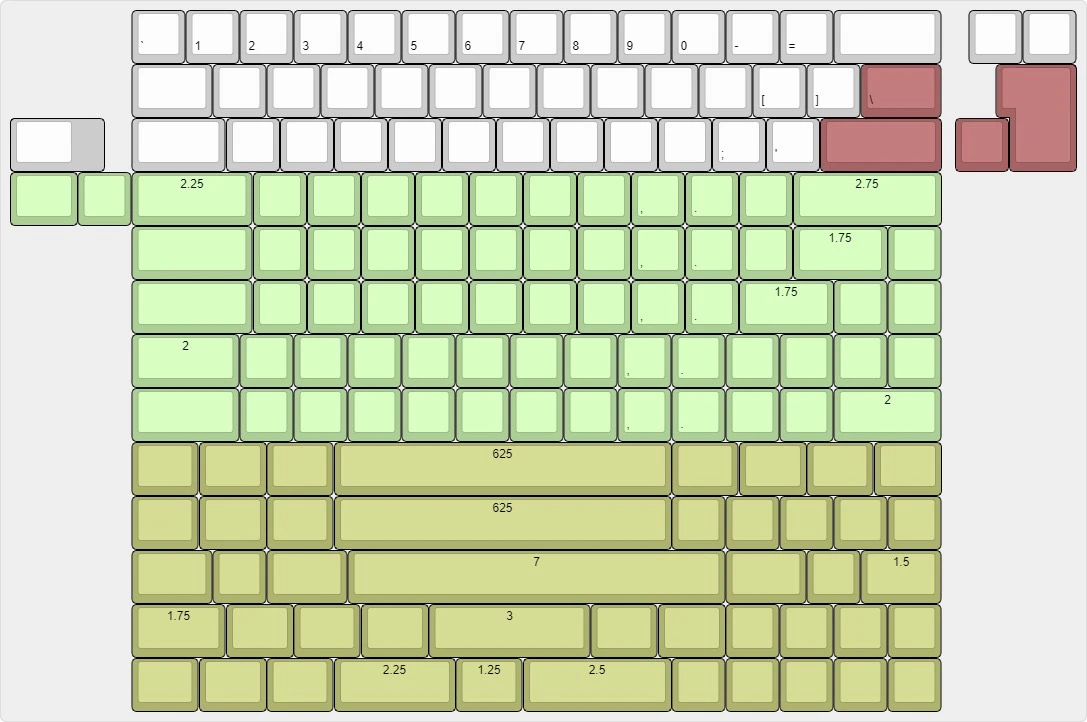 Imagem -06 - Teclado Mecânico Personalizado Gh60 Pcb Bluetooth Tri-mode Faça Você Mesmo 2.4g Suporte Qmk Via 61poker63 Shift Esquerdo 64 Split Space