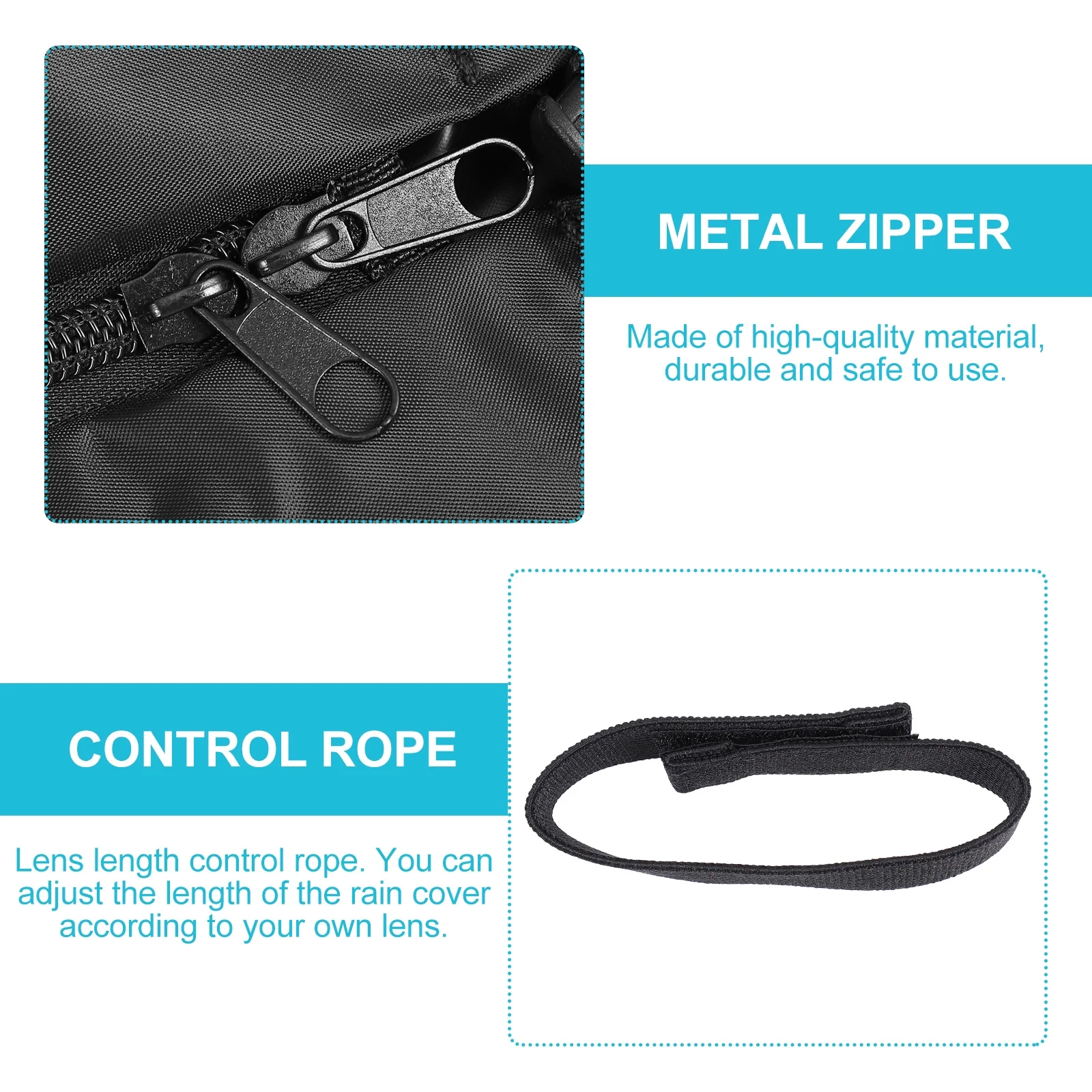 

Waterproof Rain Cover For Dslr Durable Protector With Transparent Pvc Window Compatible With Standard Long Lens Camera