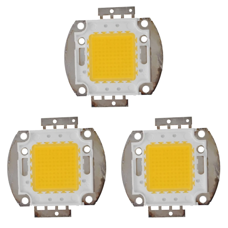 3X 100W LED Lamp High Power Chip DIY Lamp Light Lighting Warm White