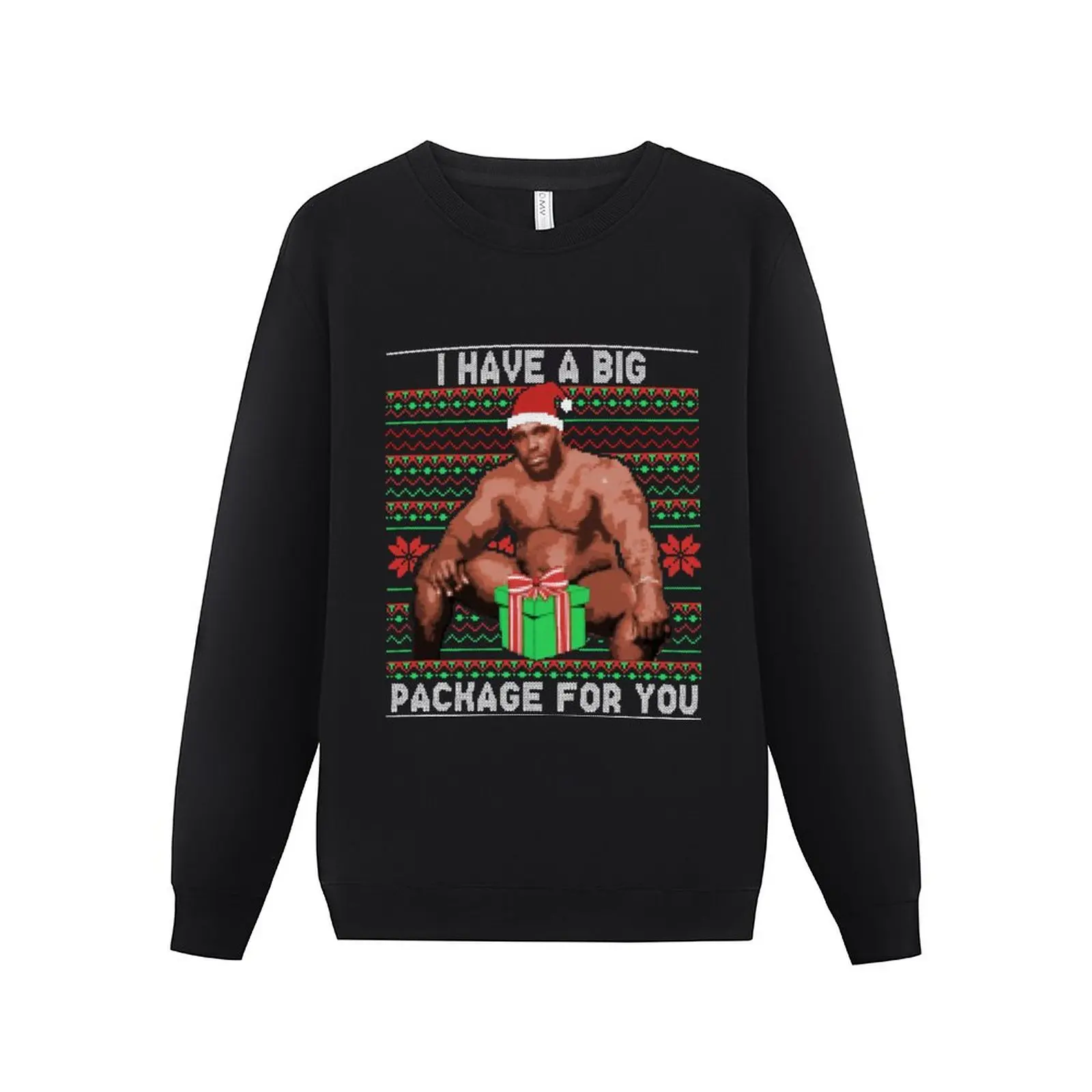 

New Barry Sitting On a Bed Big Package Ugly Christmas Sweater Sweatshirt tracksuit anime clothing winter man sweatshirt