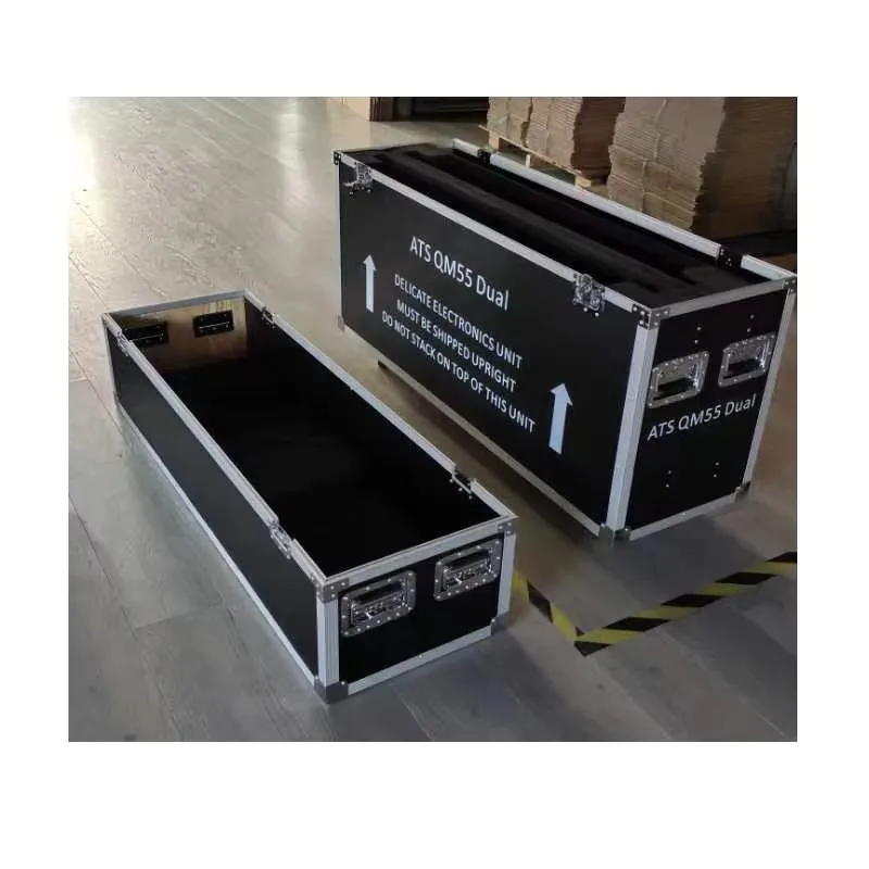 

Customized 42" 43" 50" 55" 60" 65" 70" 3d Triple Plasma Lcd Tv Twin Aluminum Flight Case With Wheels