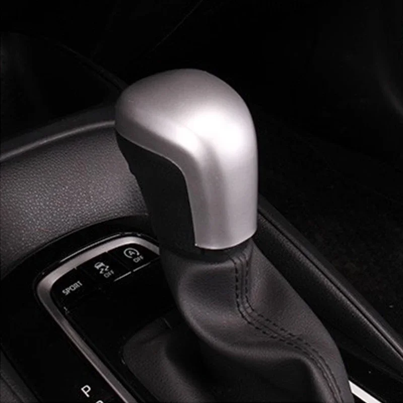 New Fit For Car Gear Shift Knob Cover Carbon Fiber Pattern Trim Sticker Fit For Toyota Corolla Camry Avalon Levin 2019 2020 2021