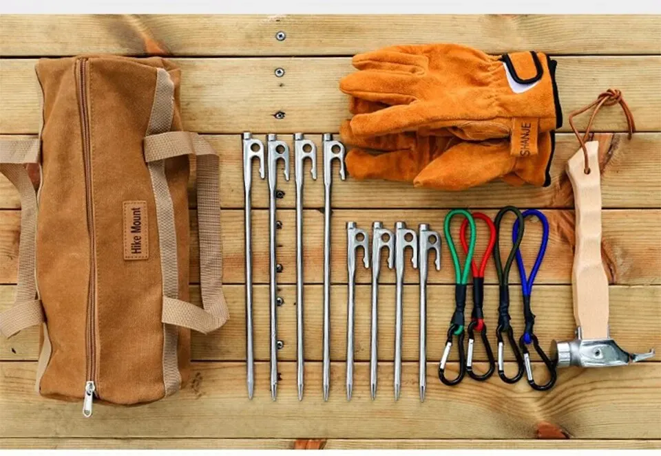 1-teiliges Zelt, elastisches Seil, Kordelhaken, Fixierung, elastisches Stretch-Seil, Outdoor-Werkzeug, Baldachin, Plane, Befestigungsschnüre, Schnur mit Karabiner – Detail 7
