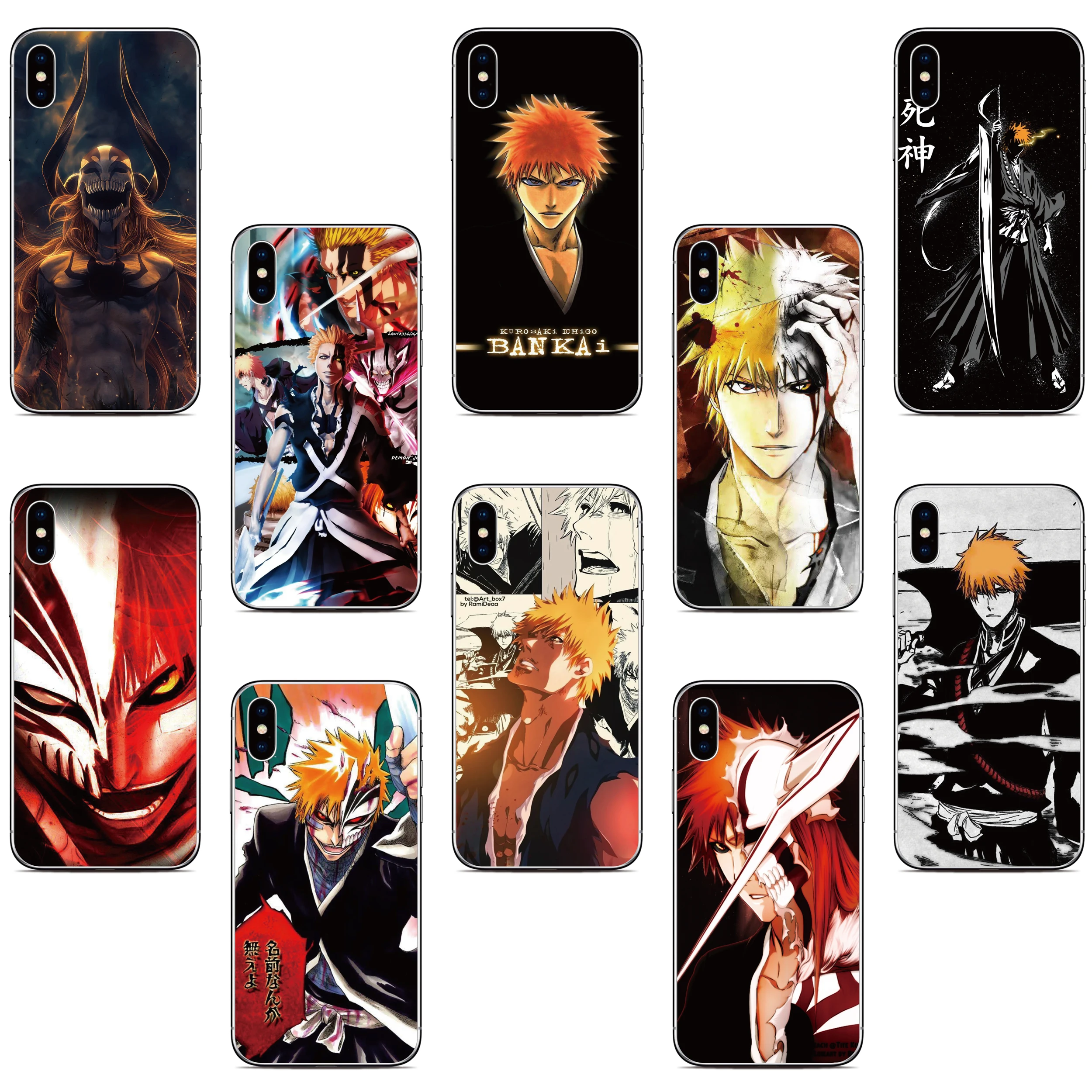 Manga Bleach Cover For Asus Zenfone 10 9 8 Flip 5Z 4 ROG Phone 2 3 5 6 7 Max Pro M2 M1 Plus Shot ZB631KL ZS620KL ZS590KS Case