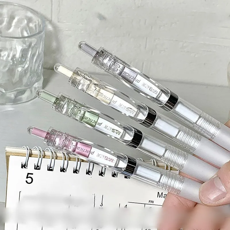 Drukpen Fijne penpunt Glad water Vloeiend schrijven Heldere kleuren Duurzaam Schoolbenodigdheden Eenvoudige gelpen Handig Snel