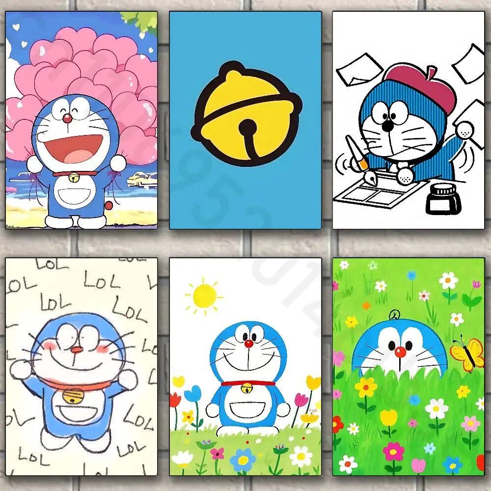 

D-Doraemon Classic Poster Wall art print art suitable for living room bedroom bar parlor home decoration gift