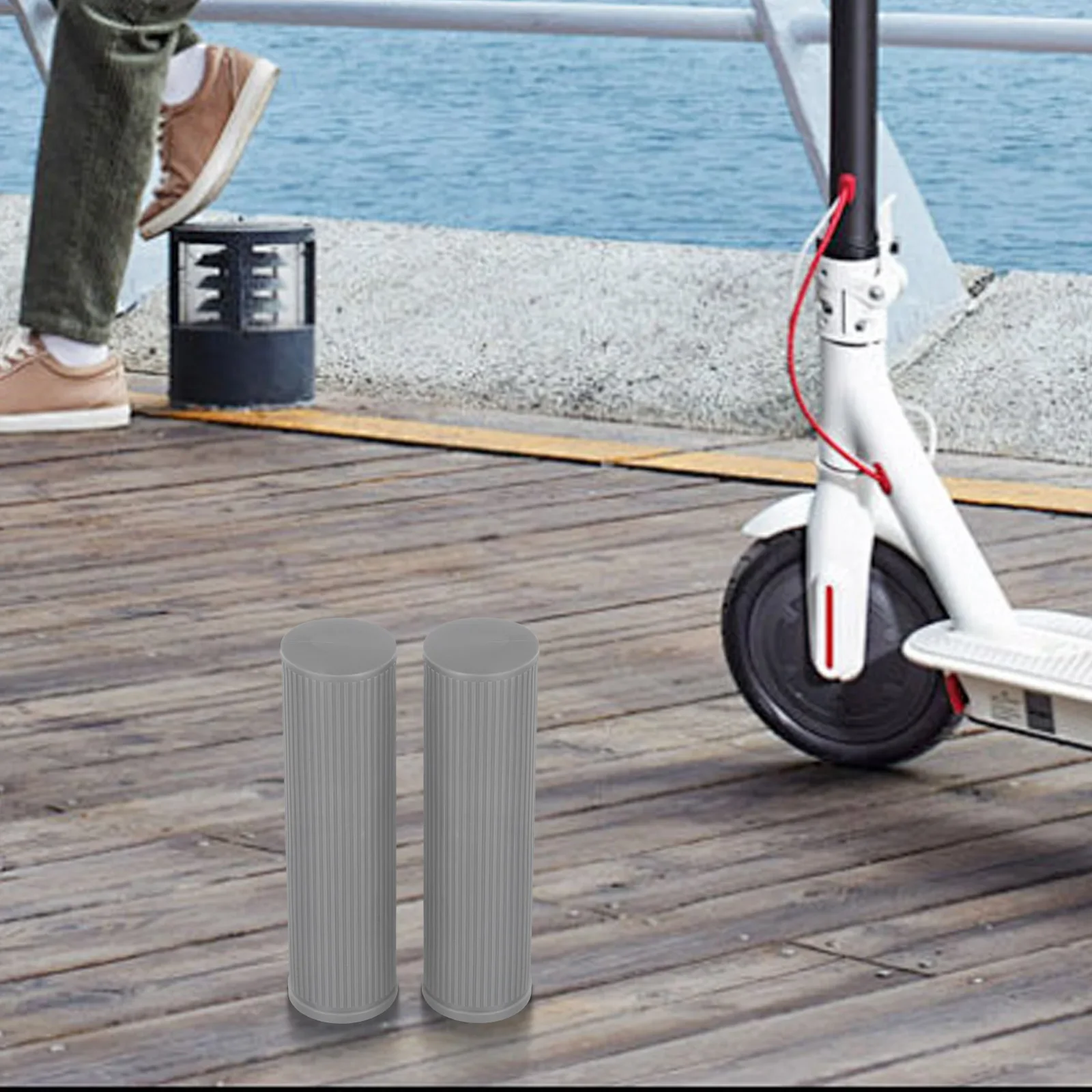 

Private Land Use Handlebar Covers Handlebar Covers Elasticity Long-term Use Vertical Stripes For-xiaomi 4 Lite